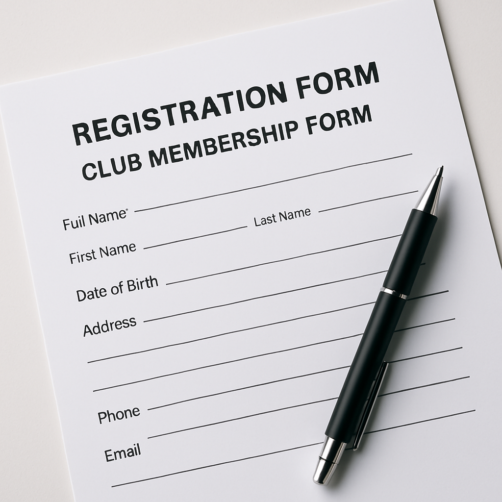 Club Membership Form