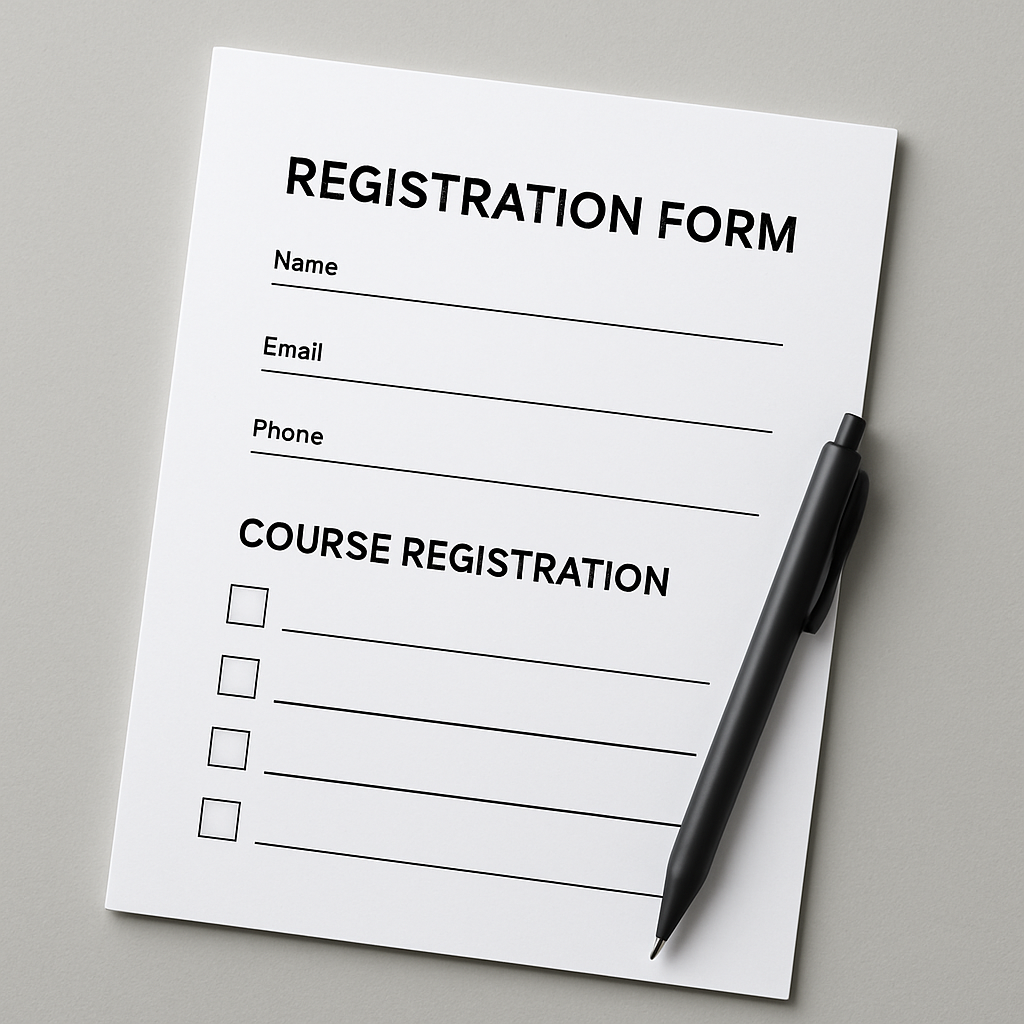Course Registration Form