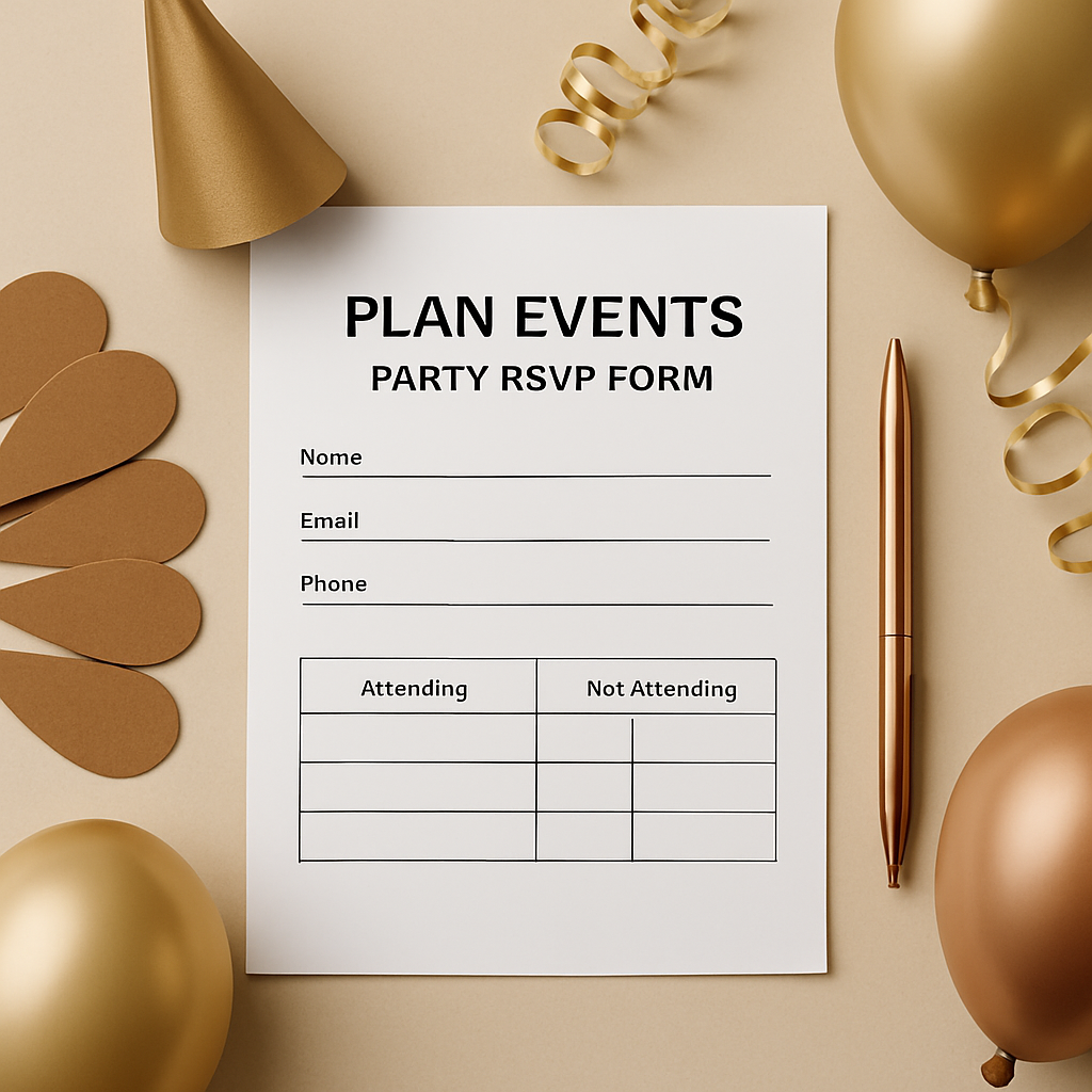 Party RSVP Form