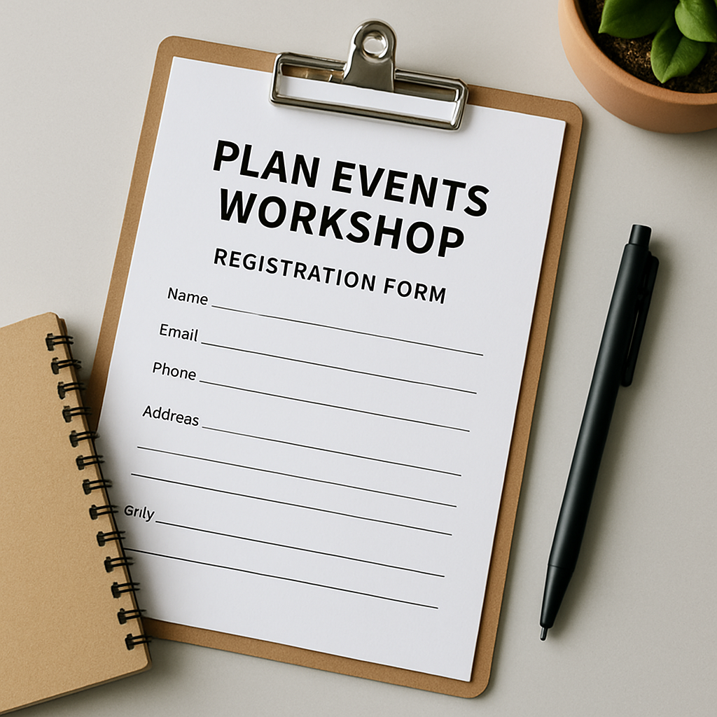 Workshop Registration Form